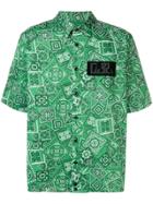 Diesel Bandana-print Shirt - Green