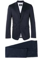 Dsquared2 Three Piece Suit, Men's, Size: 46, Blue, Cotton/elastodiene/polyester/viscose