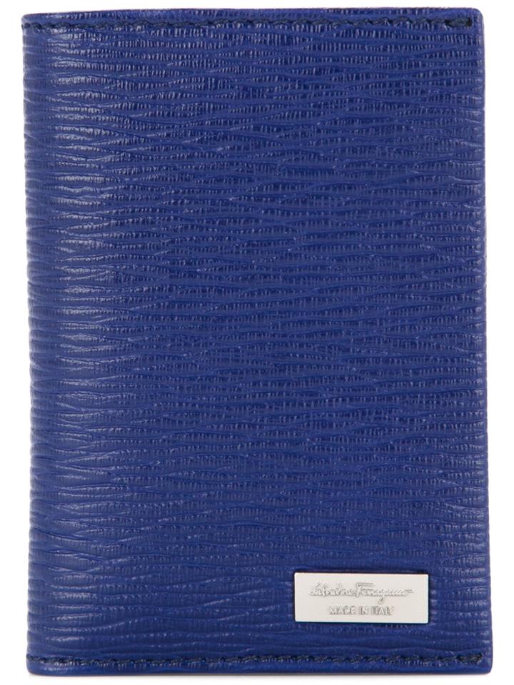 Salvatore Ferragamo Folding Wallet - Blue