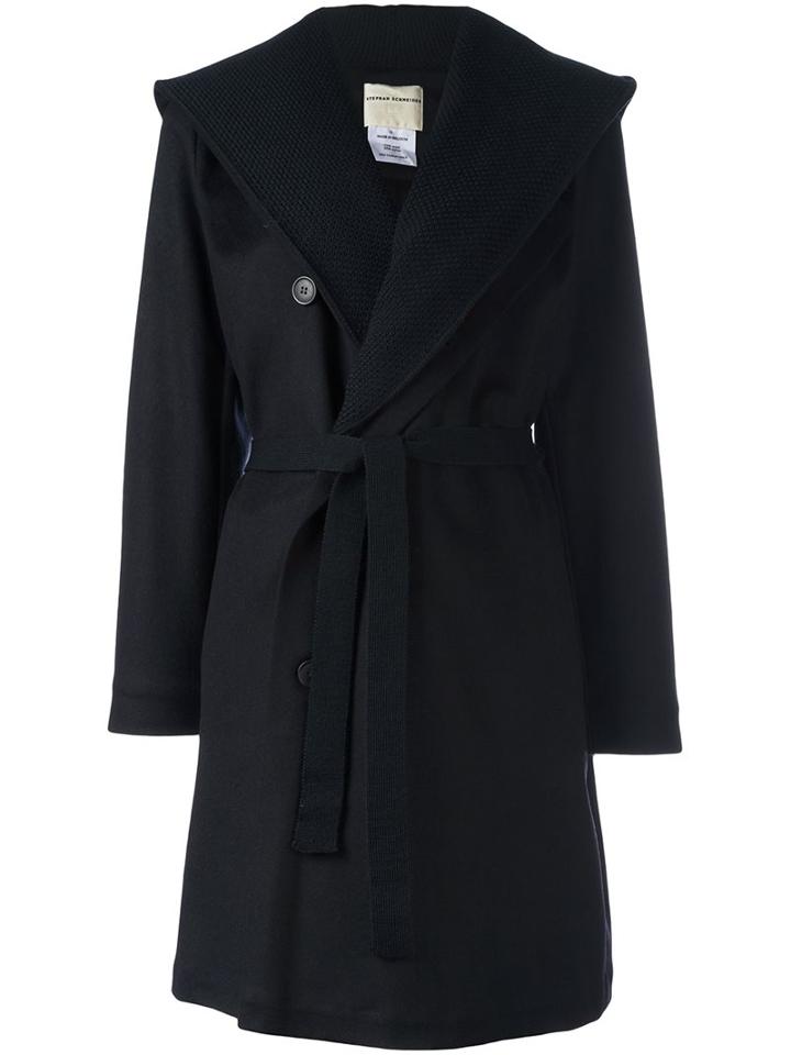 Stephan Schneider Belted Hooded Coat