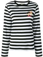 Fiorucci Striped Long Sleeved Top - Black
