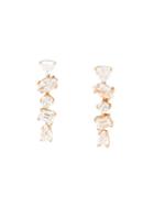 Kimberly Mcdonald 18k Rose Gold Diamond Stud Earrings, Women's, Pink/purple