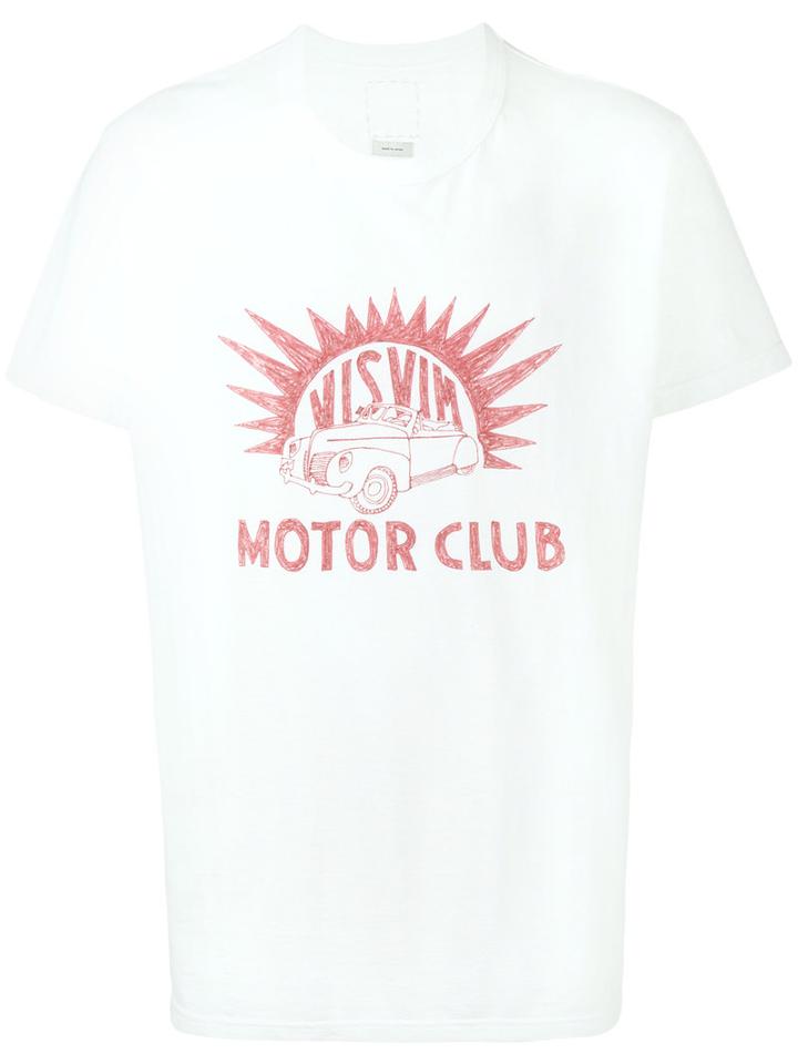 Visvim - 'vintage Motor Club' Printed T-shirt - Men - Cotton - 4, White, Cotton
