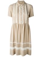 P.a.r.o.s.h. Anja Dress, Women's, Nude/neutrals, Acetate/silk/cotton/polyamide