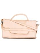 Zanellato Fold-over Closure Crossbody Bag, Women's, Nude/neutrals, Calf Leather