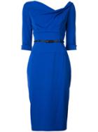 Black Halo Jackie O Dress - Blue