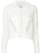 C & M Casual Fitted Jacket - White