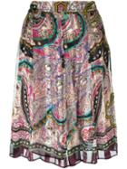 Etro Paisley Print Skirt, Women's, Size: 42, Silk