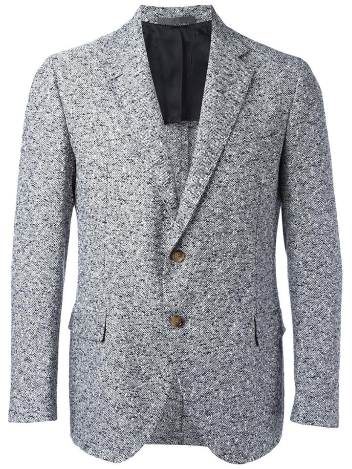 Eleventy Dusty Blazer - Blue