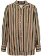 Wooyoungmi Standard Striped Shirt - Brown