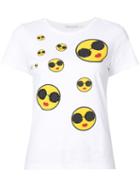 Alice+olivia - Sunnies Face T-shirt - Women - Cotton - M, White, Cotton