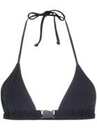 Gloria Coelho Triangle Bikini Top - Black