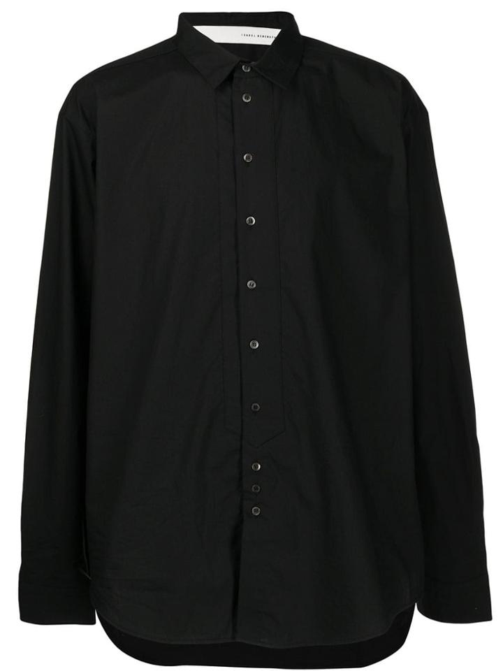 Isabel Benenato Classic Loose Shirt - Black