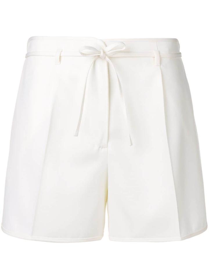 Jil Sander Drawstring Tailored Shorts - White