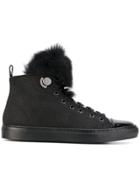Moncler High Top Sneakers - Black