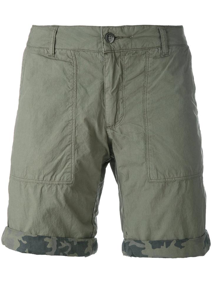 Woolrich - Reversible Shorts - Men - Cotton - 36, Green, Cotton