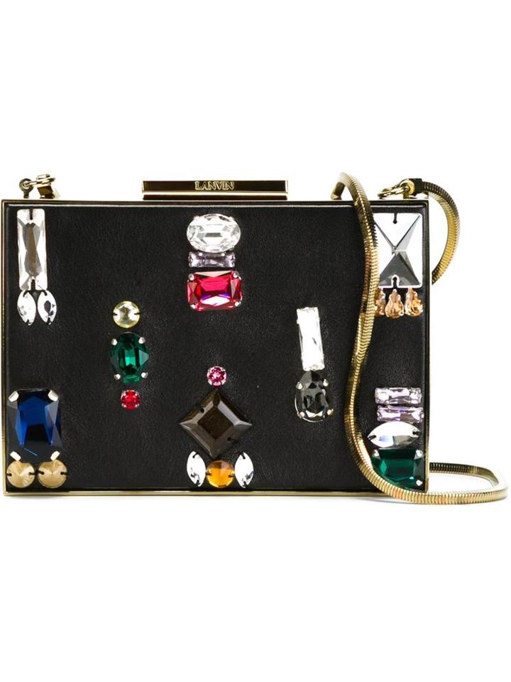 Lanvin Embellished Minaudiere Clutch