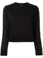 Neil Barrett Lattice Detail Sweatshirt - Black