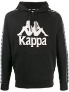 Kappa Logo Print Hoodie - Black