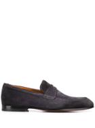 Doucal's Pointed Toe Loafers - Blue