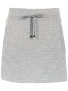 Andrea Bogosian Sweatskirt With Side Stripes - Grey