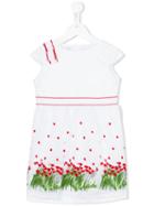 I Pinco Pallino - Printed Bow Dress - Kids - Cotton/polyester - 4 Yrs, White