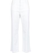 Egrey Flared Trousers - White