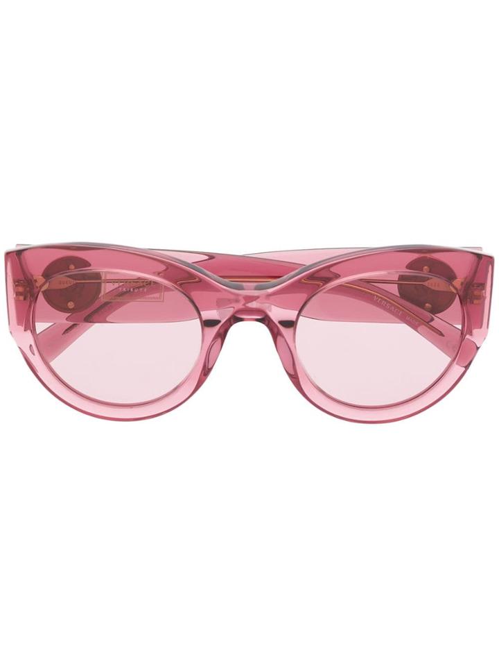Versace Eyewear Oval Sunglasses - Pink