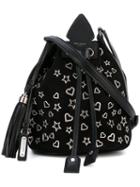 Saint Laurent - Metal Charm Shoulder Bag - Women - Calf Leather - One Size, Black, Calf Leather