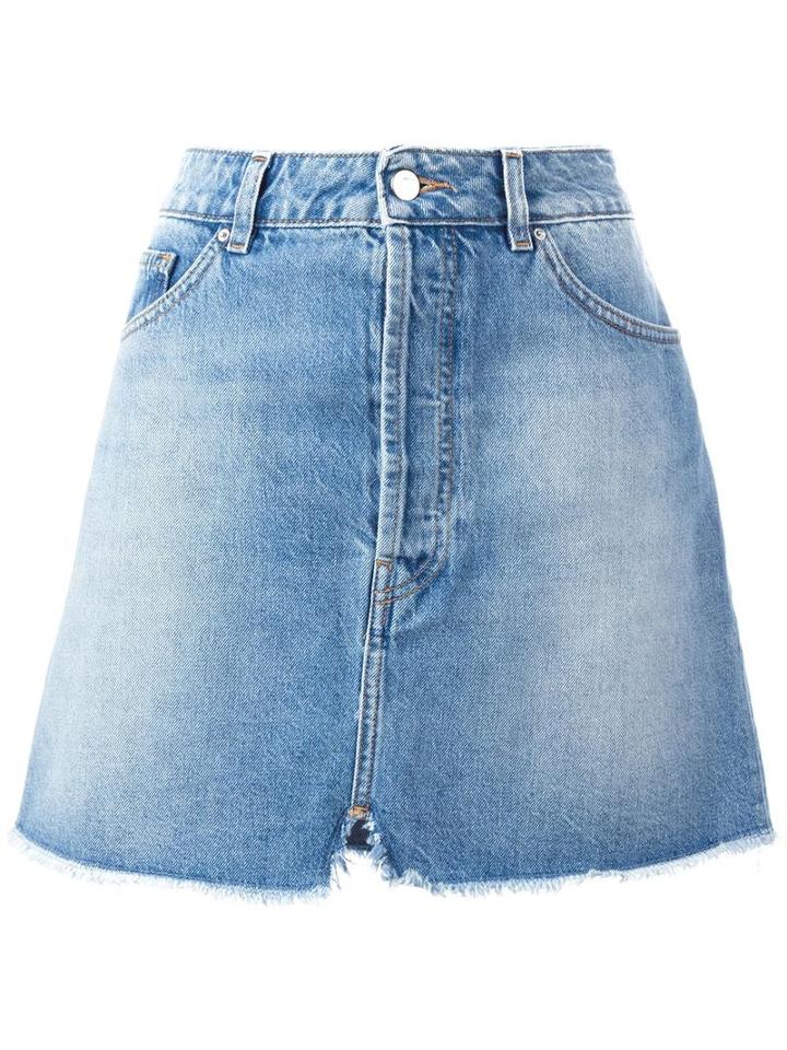 Iro Taig Denim Skirt, Women's, Size: 34, Blue, Cotton