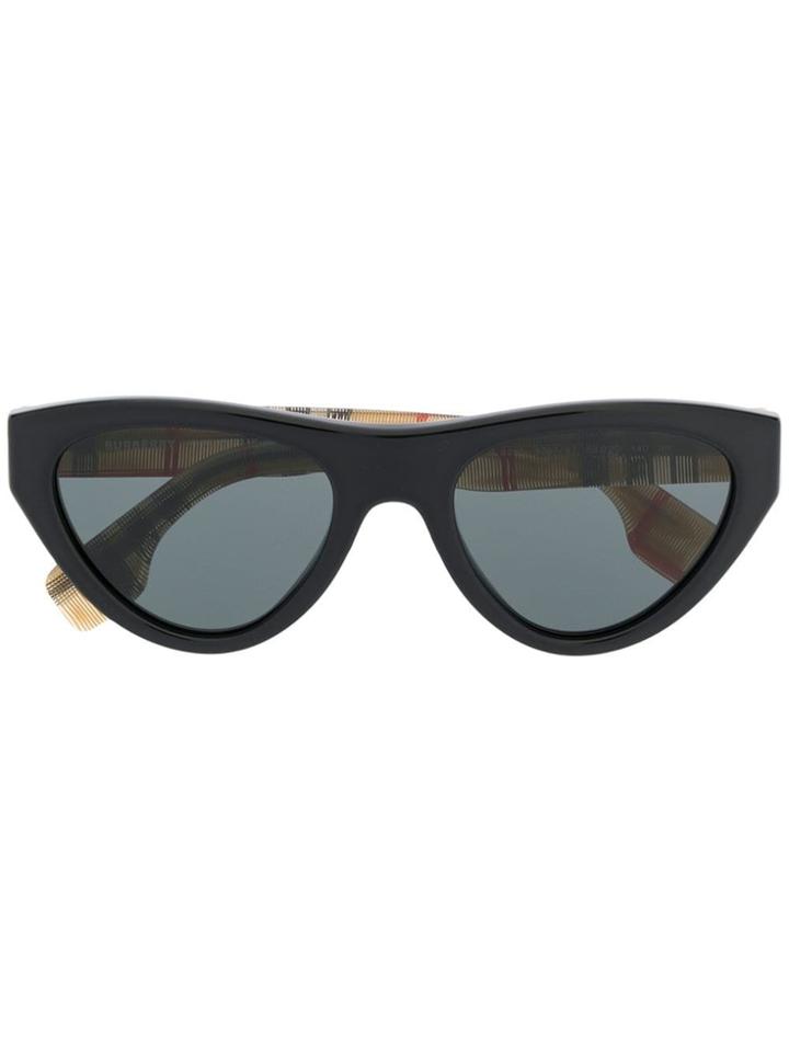 Burberry Eyewear House Check Sunglasses - Black