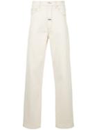 Martine Rose High Waisted Denim Jeans - White