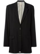 Vanessa Bruno - Long Blazer - Women - Spandex/elastane/acetate/viscose/wool - 38, Black, Spandex/elastane/acetate/viscose/wool