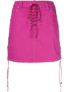 Unravel Project Side Tie Fastenings Skirt - Pink