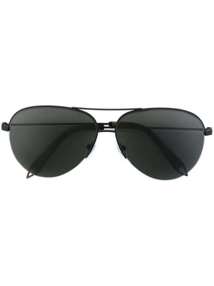 Victoria Beckham - Aviator Sunglasses - Women - Metal (other) - One Size, Black, Metal (other)