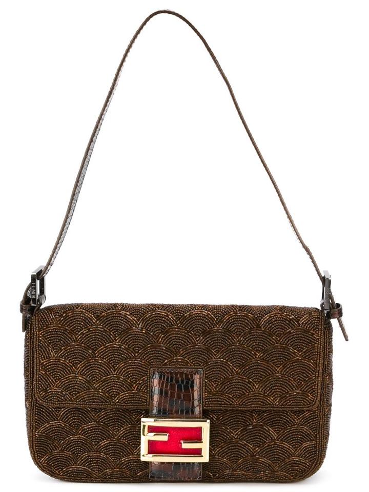 Fendi Vintage Beaded 'baguette' Bag