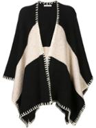 Alice+olivia Two-tone Knit Cape
