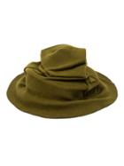 Horisaki Design & Handel Crumpled Wide Brim Hat - Green