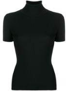 Paule Ka Short Sleeve Sweater - Black