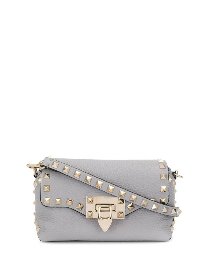 Valentino Valentino Garavani Mini Rockstud Crossbody - Grey