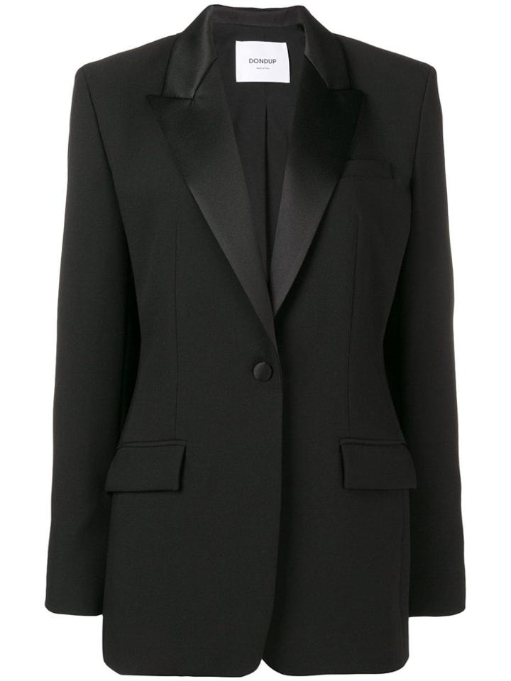 Dondup Single Breasted Blazer - Black