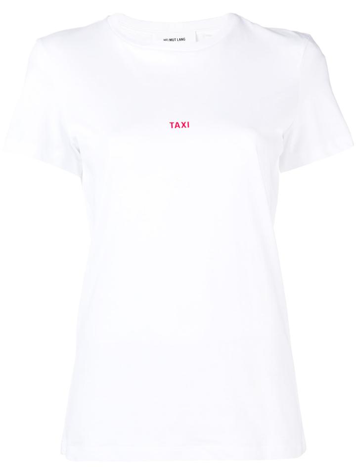 Helmut Lang Taxi Printed T-shirt - White