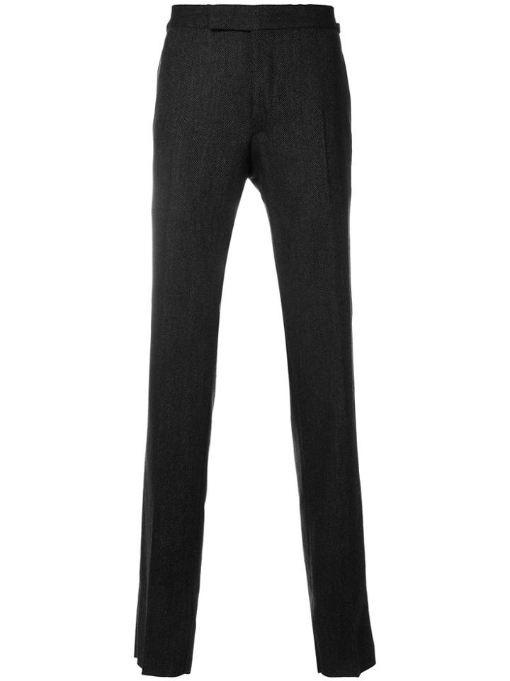 Tom Ford Slim Tailored Trousers - Grey