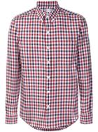 Moncler Gamme Bleu Plaid Shirt - Red
