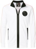 Plein Sport Logo Zipped Jacket - White