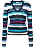 Altuzarra V Neck Knitted Top - Blue