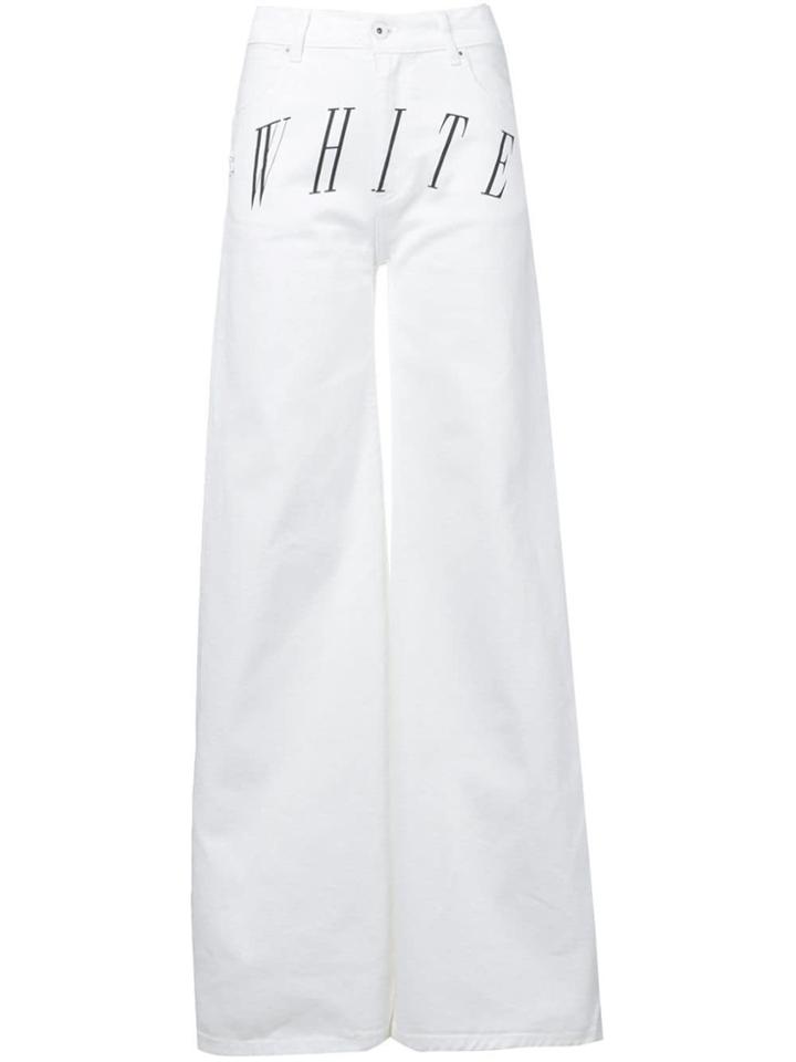 Off-white Logo Print Jeans