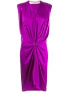 Lanvin Pre-owned 2004 Distressed Gathered Dress - Purple