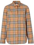 Burberry Vintage Check Cotton Shirt - Brown
