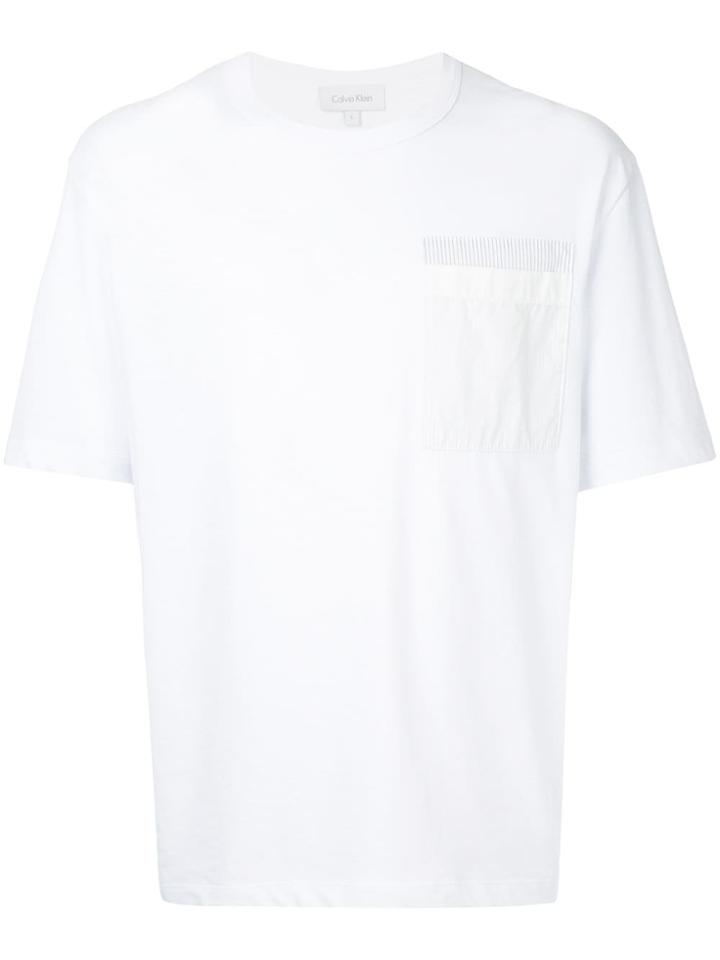 Ck Calvin Klein Short Sleeve Jersey T-shirt - White